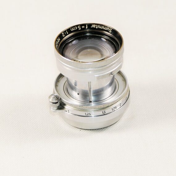 Leica 50mm f2 Summitar lens Ex/+