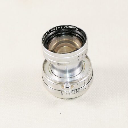 Leica 50mm f2 Summitar lens Ex/+