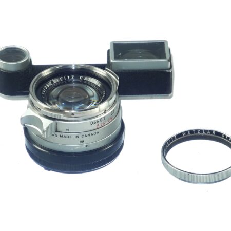 Leica 35/1,4 Summilux RF M Rim Set chrome RF Rare lens sold with filter & caps Ex++ /RARE CALL