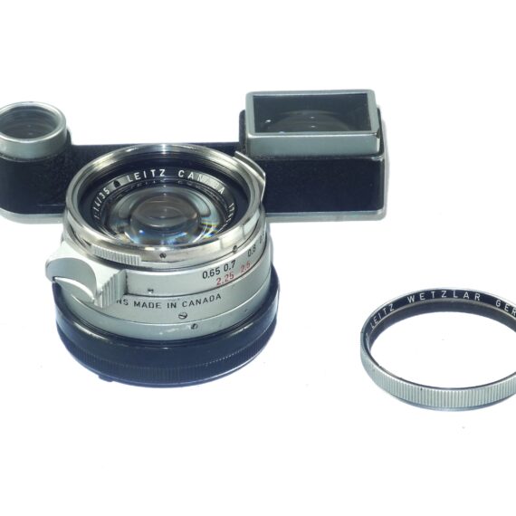 Leica 35/1,4 Summilux RF M Rim Set chrome RF Rare lens sold with filter & caps Ex++ /RARE CALL