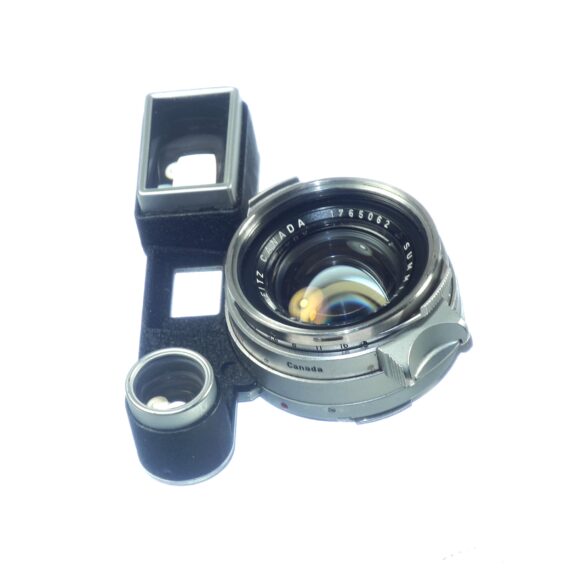 Leica 35/1,4 Summilux RF M Rim Set chrome RF Rare lens sold with filter & caps Ex++ /RARE CALL