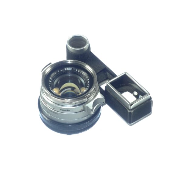 Leica 35/1,4 Summilux RF M Rim Set chrome RF Rare lens sold with filter & caps Ex++ /RARE CALL