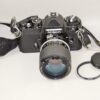 Nikon FE black camera with 43-86mm lens Ex+