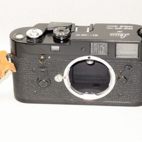 Leica M4 Black Paint Original Rangefinder  Camera (1969) Sold with original case Ex++