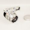 Leica 50/2 Summicron Dual Range Chrome M mount lens Sold with close-up eyes and Leica caps Ex++/Mint-