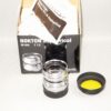 Voigtlander Nokton 50mm f/1.5 Aspherical chrome M mount lens with box,hood & filter Mint- / Free shipping (USA)