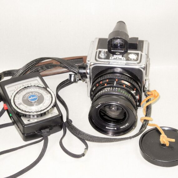 Hasselblad SWC camera with Hasselblad A12 back, finder, strap, cap Luna pro meter Ex+ / Free shipping