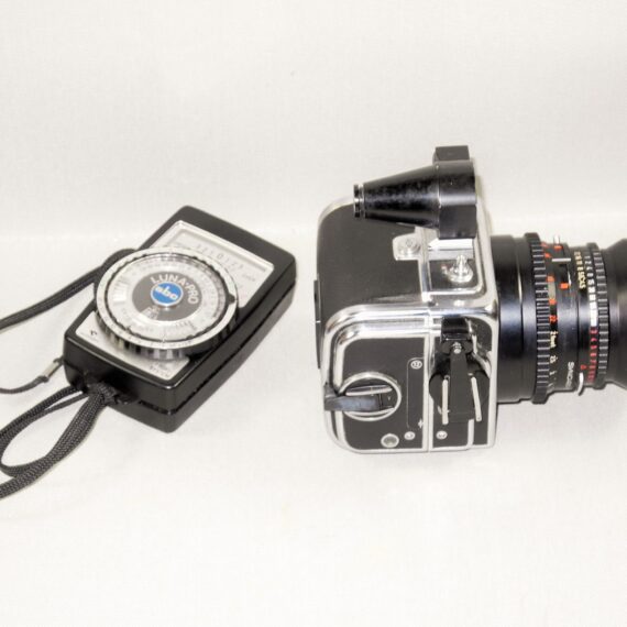 Hasselblad SWC camera with Hasselblad A12 back, finder, strap, cap Luna pro meter Ex+ / Free shipping