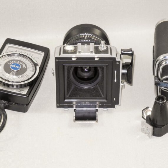Hasselblad SWC camera with Hasselblad A12 back, finder, strap, cap Luna pro meter Ex+ / Free shipping