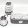Leica M2-M chrome RARE camera Sold with: Leica 50/2 Summicron Dual Range,Leica 90/2,8 Elmarit-M Ex+ & Leica 135mm lenses/ Nice set /ON HOLD