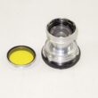 Leica 50/2 Summitar collapsible lens (1948) with Leica yellow filter & SM to M adapt. Ex+/++