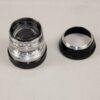 Zeiss 50/1,5 Sonnar chrome vintage lens with Contax-M mount adaptor and with hood Ex++ / Free shipping