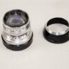 Zeiss 50/1,5 Sonnar chrome vintage lens with Contax-M mount adaptor and with hood Ex++ / Free shipping