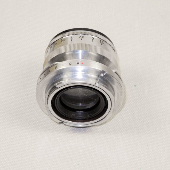 Zeiss 50/1,5 Sonnar chrome vintage lens with Contax-M mount adaptor and with hood Ex++ / Free shipping