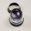 Zeiss 50/1,5 Sonnar chrome vintage lens with Contax-M mount adaptor and with hood Ex++ / Free shipping