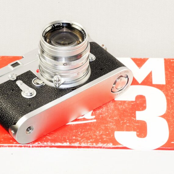 Leica M3 SS ST PV Ernst Leitz Canada chrome M/LN-camera (circa 1960) with Leica 50/1,5 Summarit M E.L.C / Midland Mint- with case and box RARE SET./ SOLD