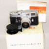 Leica M3 Single Stroke chrome camera RARE Set, Like New Condition Sold with Leica 50/2 Rigid Summicron chrome lens in original Leica camera box,manual, warranty cards,hood,caps LN / Call or email for price.