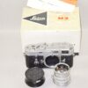 Leica M3 Single Stroke chrome camera RARE Set, Like New Condition Sold with Leica 50/2 Rigid Summicron chrome lens in original Leica camera box,manual, warranty cards,hood,caps LN / Call or email for price.