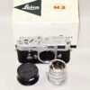 Leica M3 Single Stroke chrome camera RARE Set, Like New Condition Sold with Leica 50/2 Rigid Summicron chrome lens in original Leica camera box,manual, warranty cards,hood,caps LN / Call or email for price.