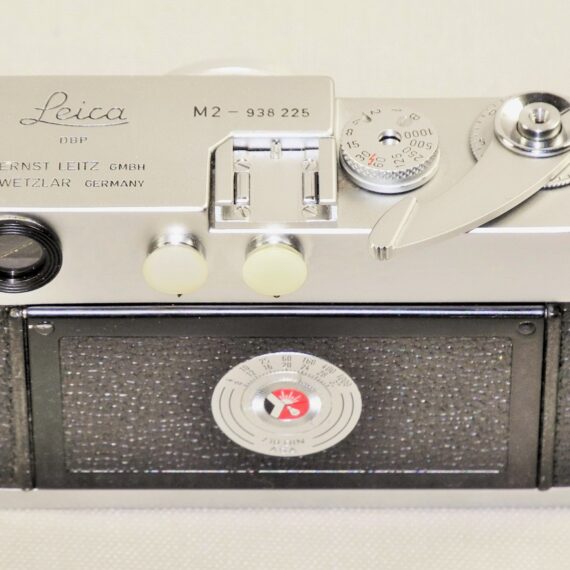 Leica M2 push button chrome Mint/ LN- camera (1958) with Leica 35/2,8 Summaron chrome M lens Mint- Nice Set with Leica original M2 box,manual /SOLD