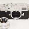 Leica M2 push button chrome Mint/ LN- camera (1958) with Leica 35/2,8 Summaron chrome M lens Mint- Nice Set with Leica original M2 box,manual /SOLD
