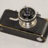 Leica B Compur Rim set black (1928) Rare camera with original case & Leica black Rangefinder Ex+ / SOLD