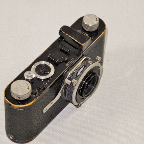 Leica B Compur Rim set black (1928) Rare camera with original case & Leica black Rangefinder Ex+ / SOLD