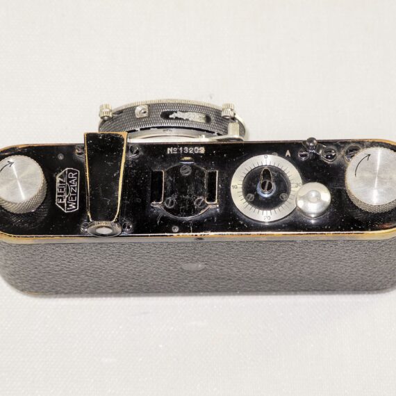 Leica B Compur Rim set black (1928) Rare camera with original case & Leica black Rangefinder Ex+ / SOLD