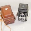 Yashica-Mat TLR camera W/80mm lens and original case Ex++