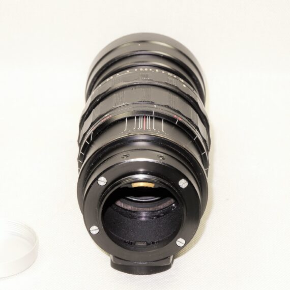 Leica 90mm F/2 Summicron Black Paint Ver.1 Leitz Canada in Screw-Mount, Extremely RARE lens with case and filter Ex++/Mint- / Free shipping