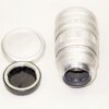 Leica 90mm f/2 Summicron Version 1 Canada Chrome SEOOF- Pre-Set M (1959) lens Mint-