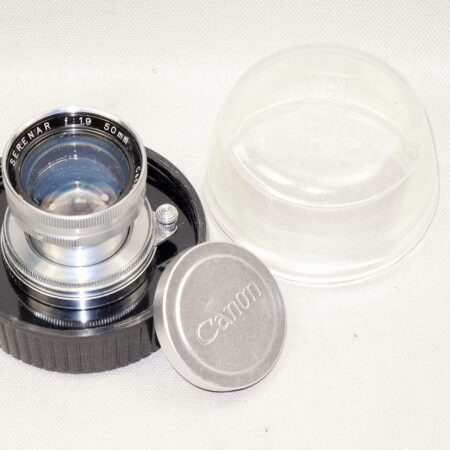 Canon 50/1,9 Serenar Collapsible RF lens w/original case & cap Ex++