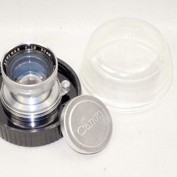 Canon 50/1,9 Serenar Collapsible RF lens w/original case & cap Ex++