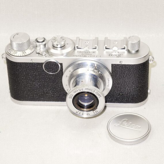 Leica IC camera (1950-51) with Leica 50/3,5 Elmar SM lens Mint-/ Free shipping (USA)