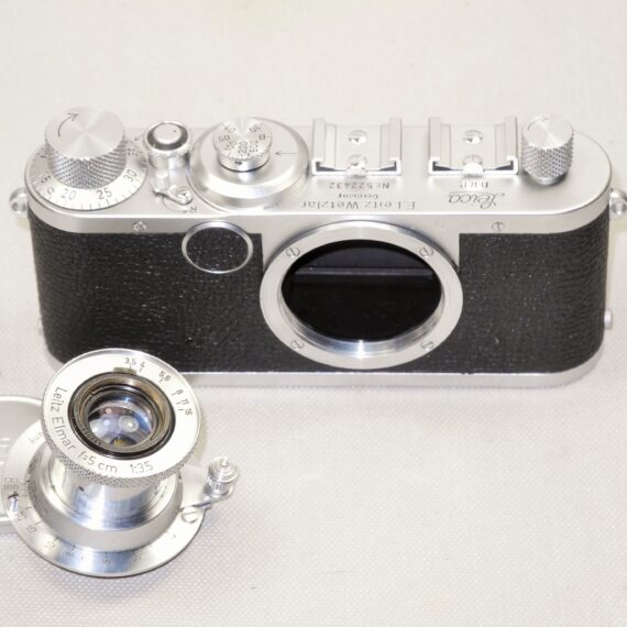 Leica IC camera (1950-51) with Leica 50/3,5 Elmar SM lens Mint-/ Free shipping (USA)