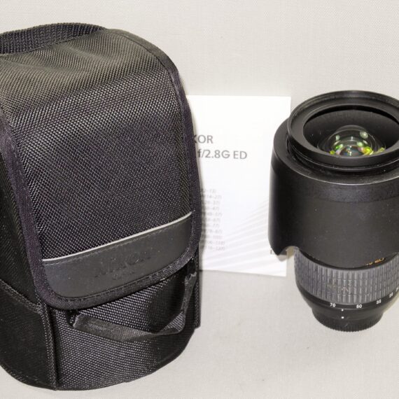 Nikon 24-70/2,8 AF-S G ED Nano Crystal SWM ED IF ASPHERICAL lens with box,hood,lens case,manual Mint- FREE shipping