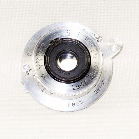 Leica 35/3,5 Elmar (1941) chrome SM  lens  Ex++