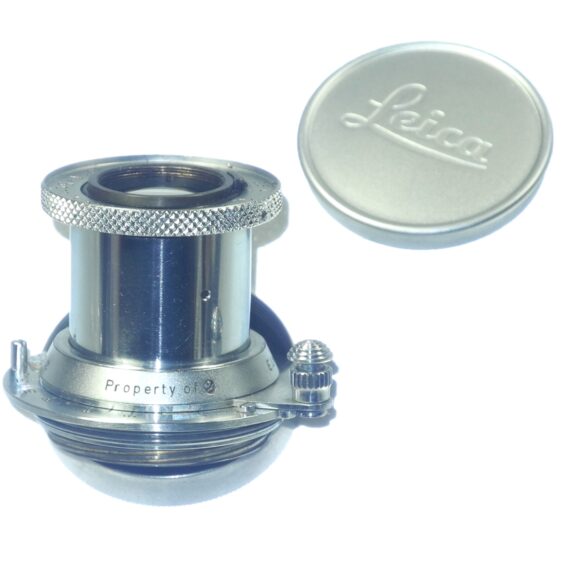 Leica 50/3,5 Elmar SM "Property of E.Leitz NY" with caps and E.Leitz NY lens case Ex++ / RARE lens / SOLD