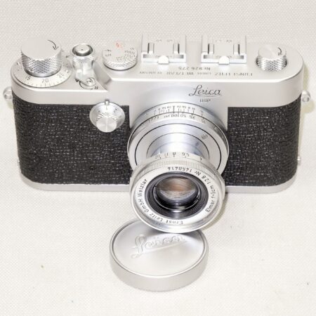 Leica IG camera (1958) with Leica 50mm F/2.8 Elmar SM lens Mint- / Free Shipping