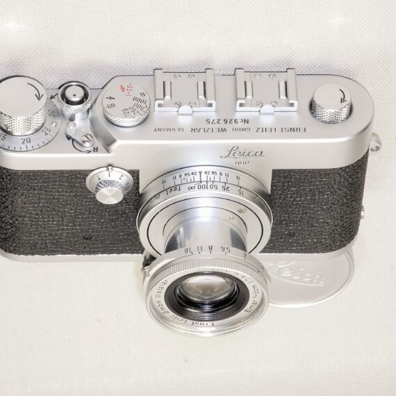Leica IG camera (1958) with Leica 50mm F/2.8 Elmar SM lens Mint- / Free Shipping