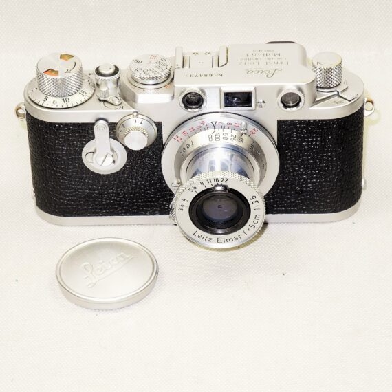 Leica IIIF RD ST MIDLAND Ontario RARE set Sold with Leica 50/3,5 collapsible Elmar Red Scale w/cap & Leica case Ex++ RARE set / Call