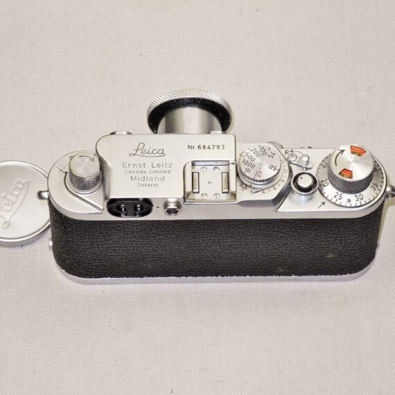 Leica IIIF RD ST MIDLAND Ontario RARE set Sold with Leica 50/3,5 collapsible Elmar Red Scale w/cap & Leica case Ex++ RARE set / Call