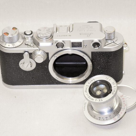 Leica IIIF RD ST MIDLAND Ontario RARE set Sold with Leica 50/3,5 collapsible Elmar Red Scale w/cap & Leica case Ex++ RARE set / Call