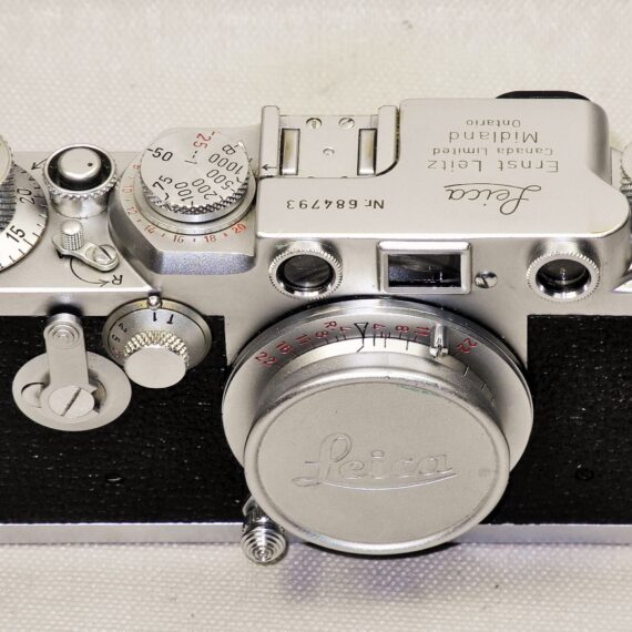 Leica IIIF RD ST MIDLAND Ontario RARE set Sold with Leica 50/3,5 collapsible Elmar Red Scale w/cap & Leica case Ex++ RARE set / Call