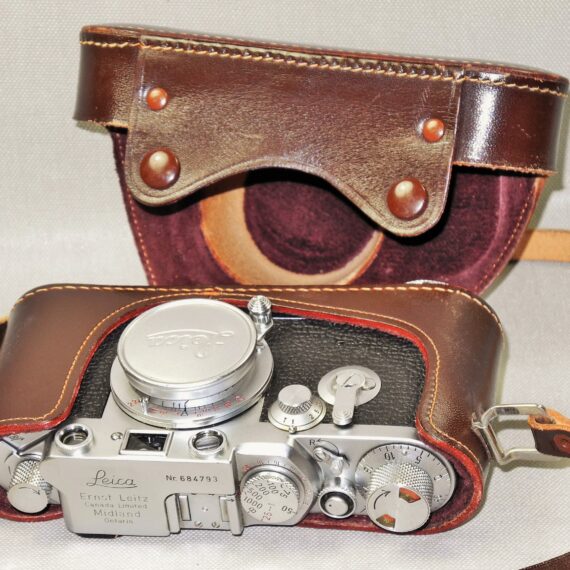 Leica IIIF RD ST MIDLAND Ontario RARE set Sold with Leica 50/3,5 collapsible Elmar Red Scale w/cap & Leica case Ex++ RARE set / Call