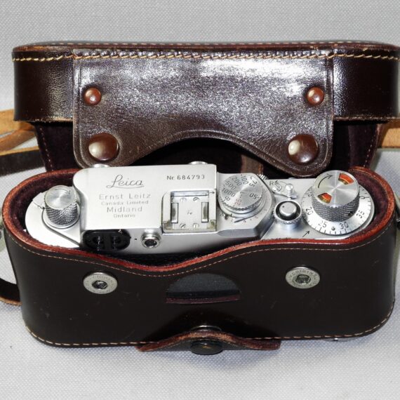 Leica IIIF RD ST MIDLAND Ontario RARE set Sold with Leica 50/3,5 collapsible Elmar Red Scale w/cap & Leica case Ex++ RARE set / Call