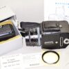 Hasselblad 501C black camera set W/80mm lens+UV filter, A12 & A24 film backs, Strap, cap & system case Mint/-SOLD