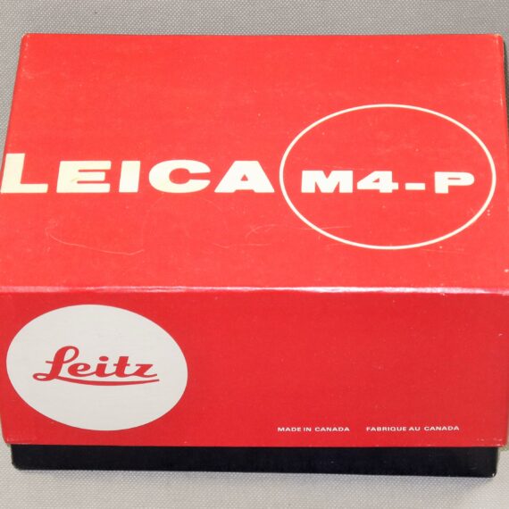 Leica M4-P Chrome camera (1984) Sold with warranty cards, manual, box, cap Cat#10416 Mint/- Rare camera / Free shipping (USA)