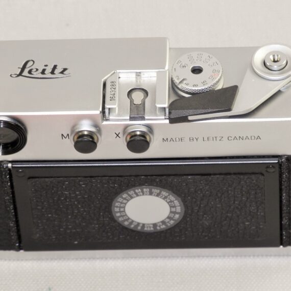 Leica M4-P Chrome camera (1984) Sold with warranty cards, manual, box, cap Cat#10416 Mint/- Rare camera / Free shipping (USA)