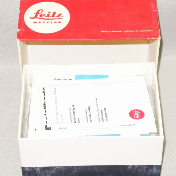 Leica M4 Black Paint Rare camera (1970) with original box in Exceptional Mint/LN- Condition /SOLD